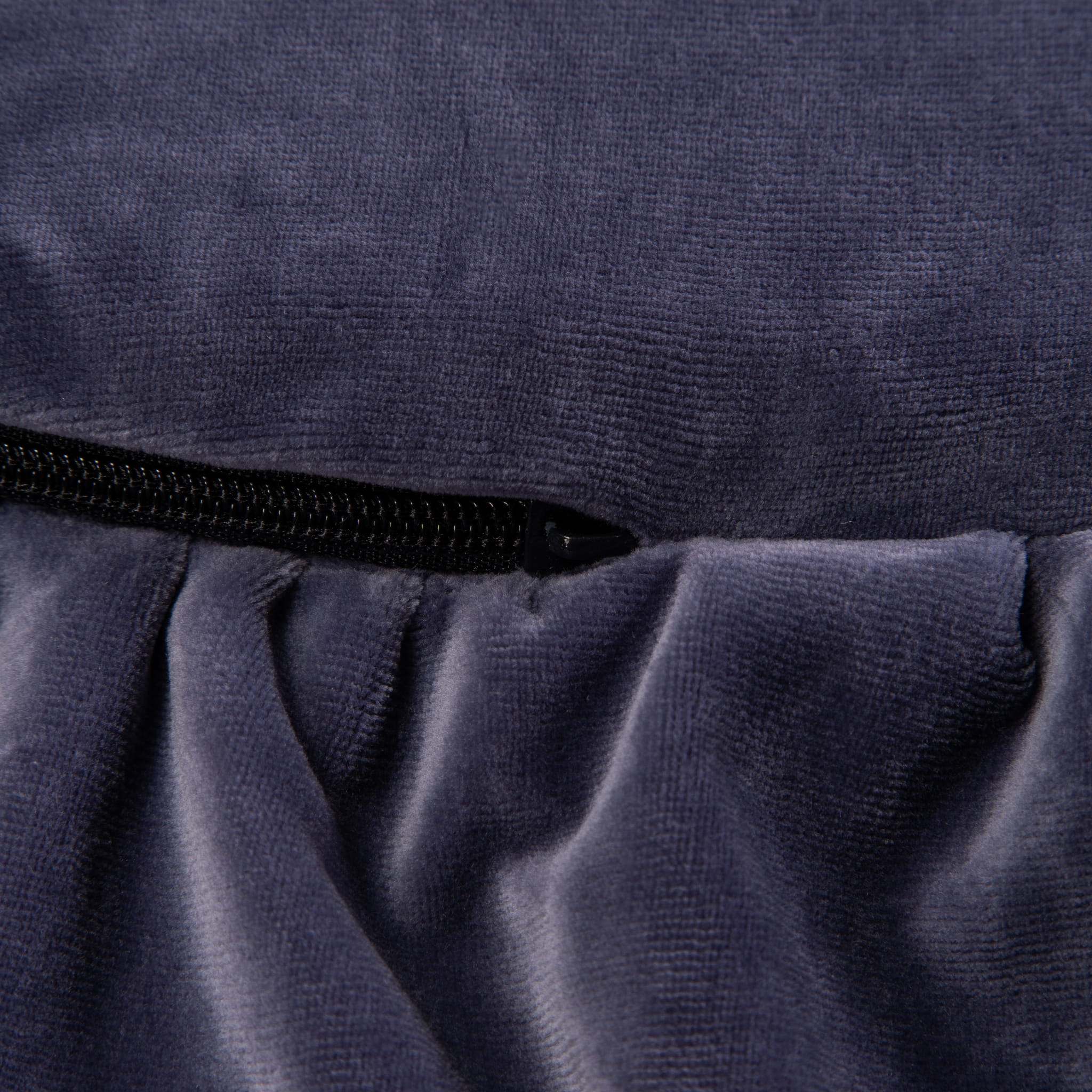 Round Frill Play Mat — Blue-Grey Velvet - Image 2